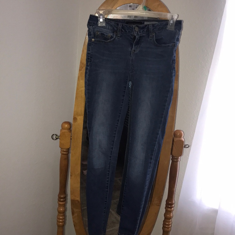 aeropostale blue skinny jeans